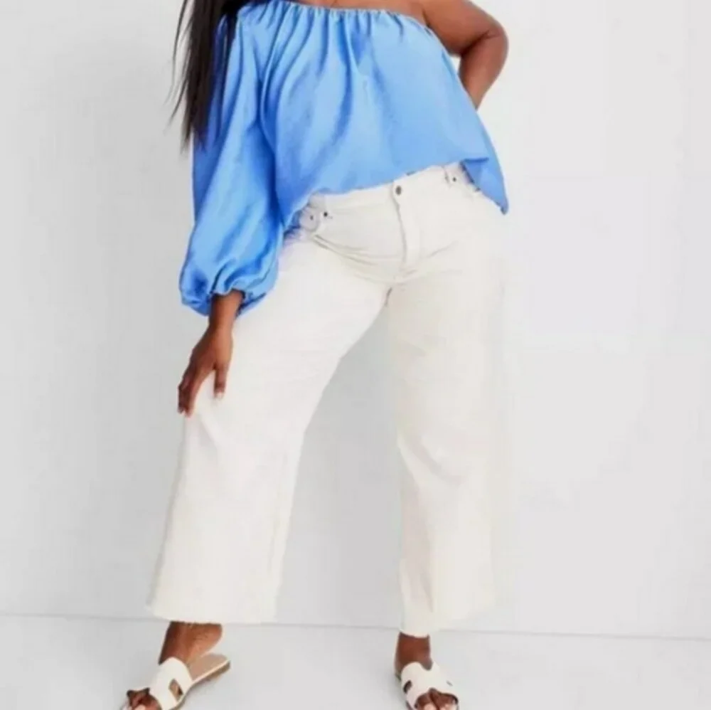 Future Collective High Rise Straight Leg Pants - 30
